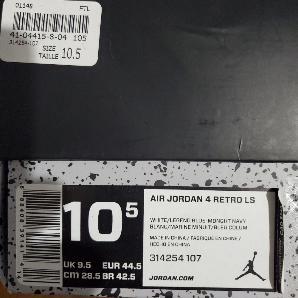 Air Jordan 4 Retro LS Lgend Blue